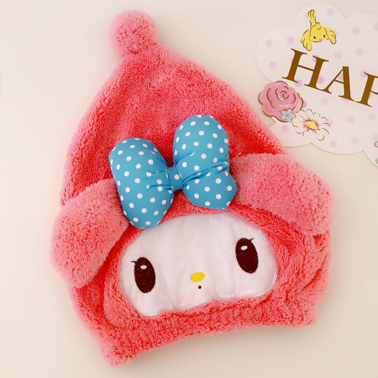 Cartoon hair towel, dry shower cap