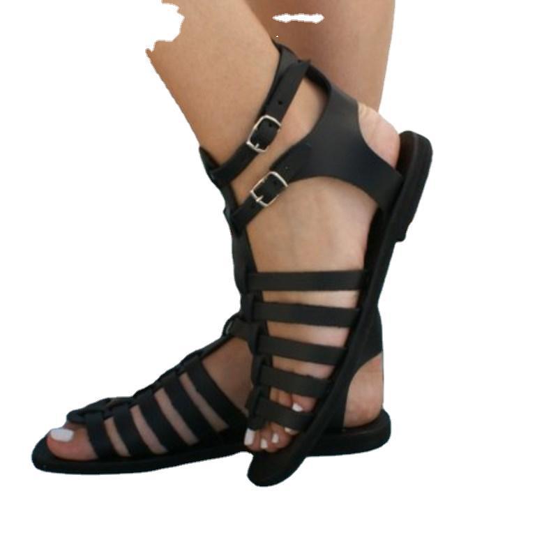 Spring And Summer Plus Size Sexy Women's Flat Sandals