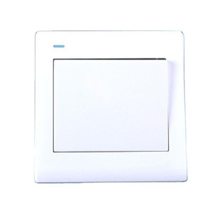 上民来电工 温州墙壁开关A3系列一开双控开关PC 阻燃钢架家用暗装