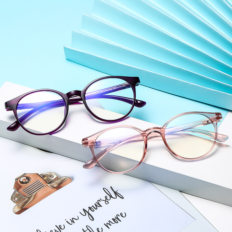 Anti-Blue Light Glasses 2020 New Round Frame Retro Lightweight Tr Non-Prescription Glasses, Can Be Fitted with Prescription Lenses 3017 Anti-Blue Light Glasses 2020 New Round Frame Retro Lightweight Tr Non-Prescription Glasses, Can Be Fitted with Prescription Lenses 3017