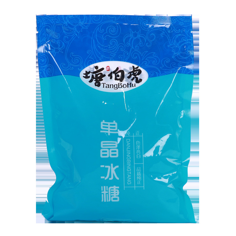 单晶白冰糖450g袋装食用冰糖大块小块小包装家庭装厂家批发代理