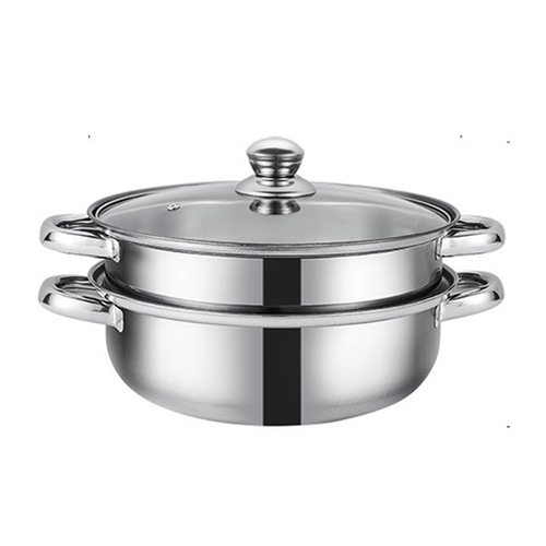 Thick 28cm Multifunctional Stainless Steel Steamer Multiple-use Double-layer Triple-layer Soup Steamer Multi-layer Household Gift Hot Pot