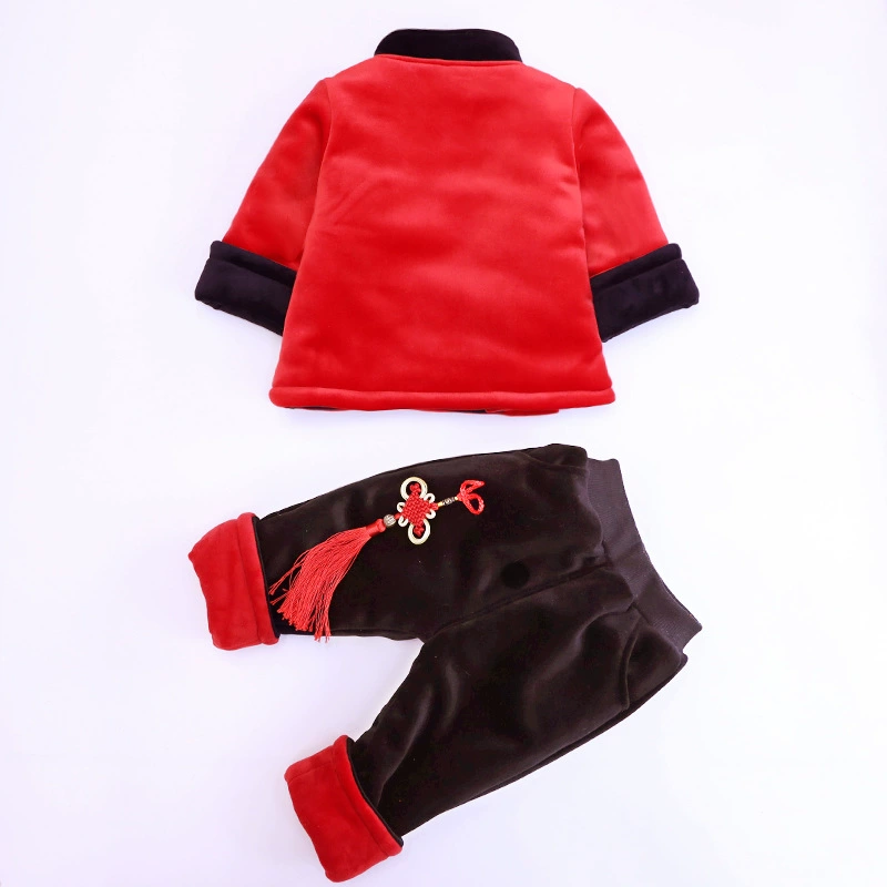 Winter children's set, dress, Hanfu, special occasion clothing