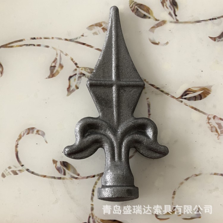 实体厂铁艺锻打矛头，护栏焊接枪头，矛尖，防爬，防盗，通用款式