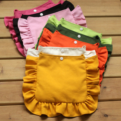 复古木耳边儿童帆布包女童休闲斜挎包少女软妹枕头包学生野餐包潮|ms