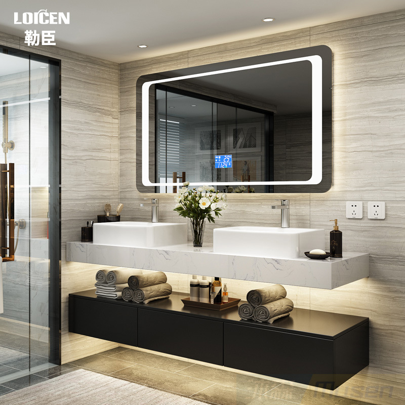 Northern Europe undercounter Bathroom cabinet intelligence Bathroom cabinet combination TOILET modern Simplicity Wash and rinse Washbasin Basin cabinet