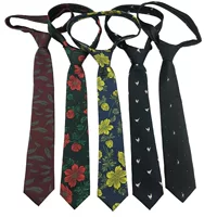 Retro tie, universal shirt, flowered, custom-made