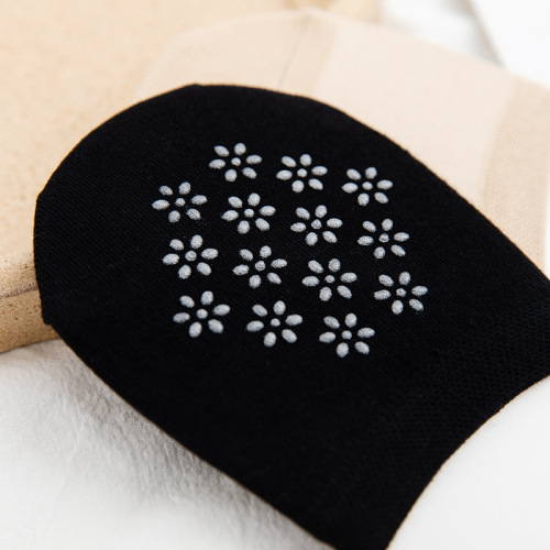 Mesh dotting half-length sock sleeve, half-palm sock, thin model, anti-slip with silicone, invisible boat sock, front half-palm sock for children