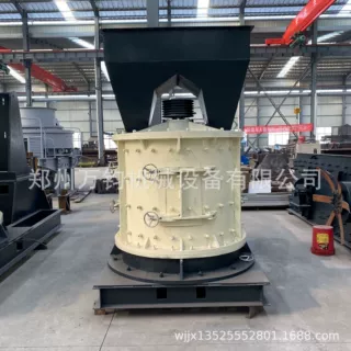 万钧石头粉碎设备 砂石厂青石灰石破碎生产线 立轴数控液压制砂机