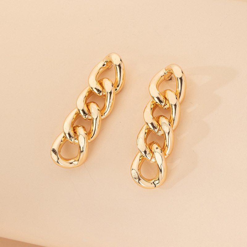 Aretes De Cadena Con Borlas Simples display picture 4