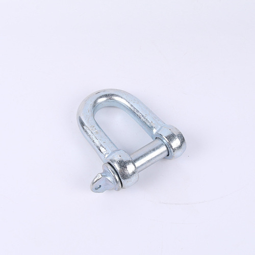 D-type zinc-coated Japanese D-shaped clevis, marine link U-shaped, horse arch type lifting hoisting clevis