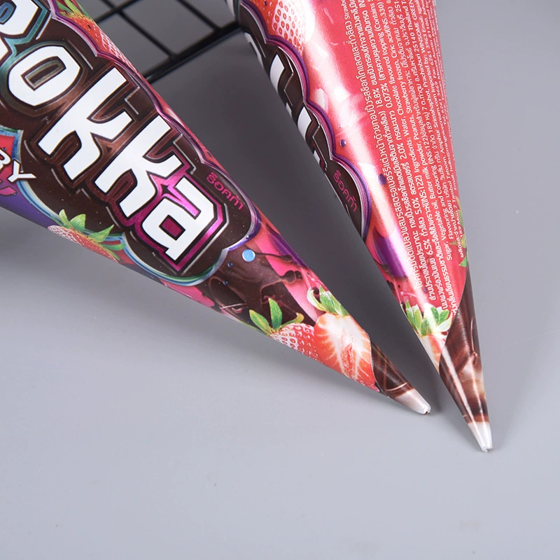 Ice Cream Paper Two Ferris Crispy Crusted Crusted Paper Tobbing Ice Cream 22 degrees oblique ice cream disposable
