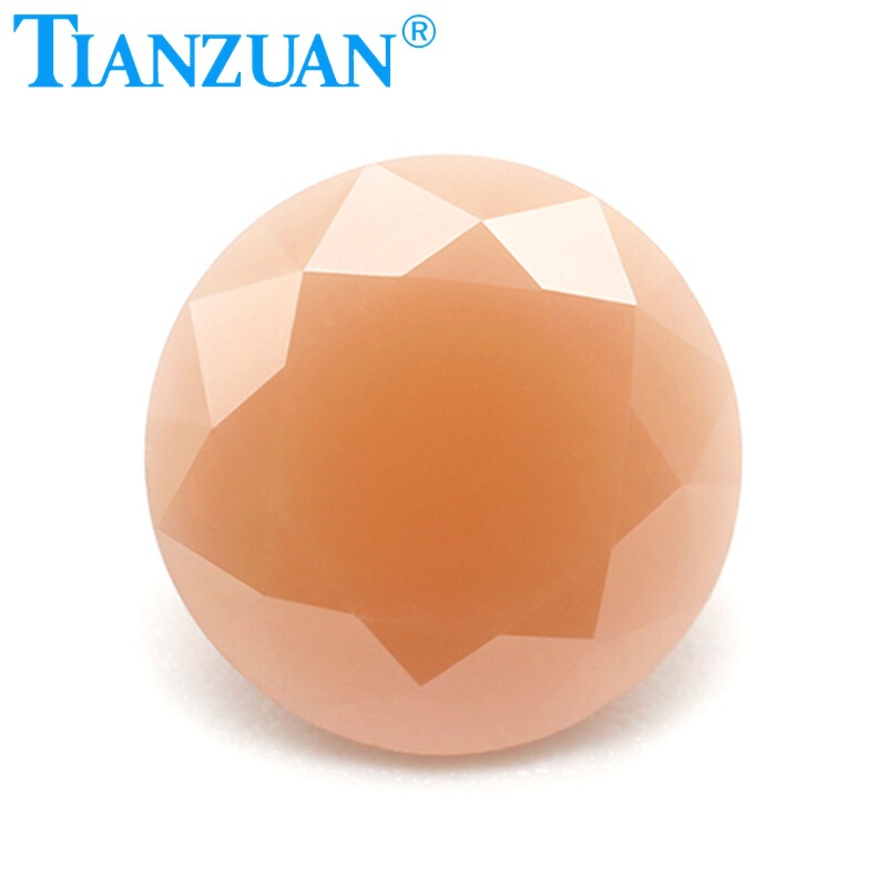 Champagne Milky zirconium opaque zircon can be customized in various sizes and shapes