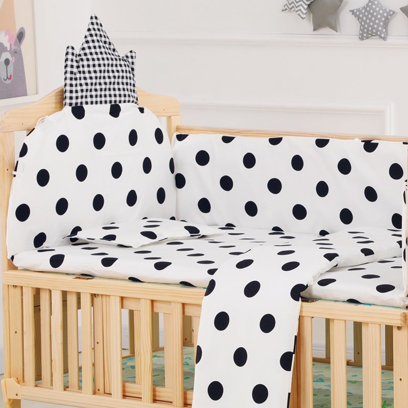 Cotton Washable baby Bed around Five-piece Bedclothes Kit Variable Sleeping bag Autumn and winter baby Cotton is