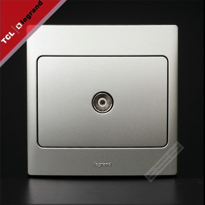 Legrand/罗格朗 美爵系列 银色电视插座280361