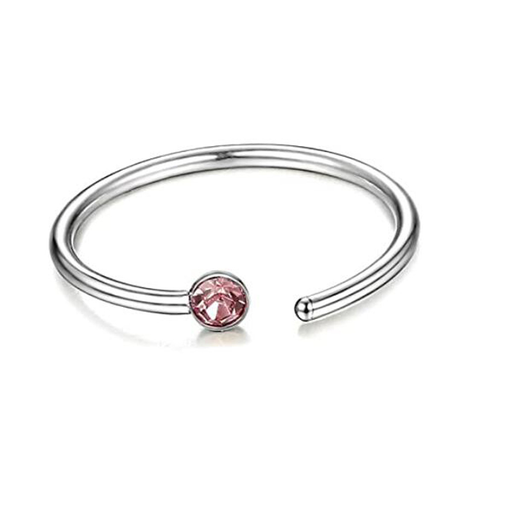 Labret piercing jewelry detail image