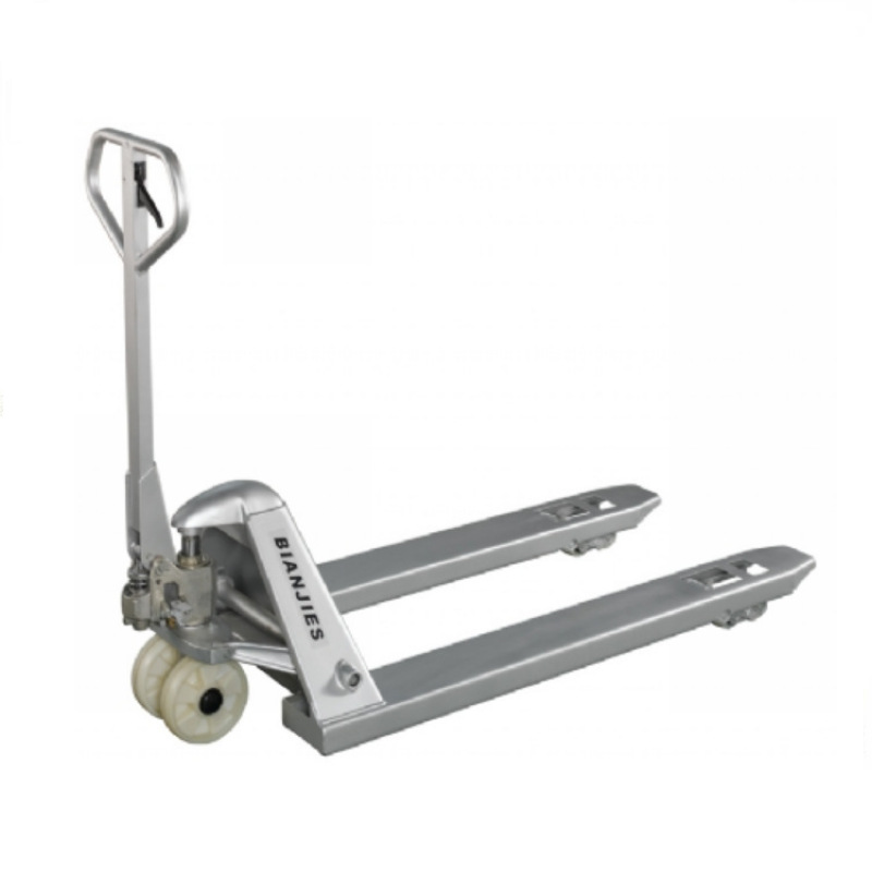 防锈冷库冻库专用手动液压搬运车 镀锌托盘搬运车 不锈钢手动叉车