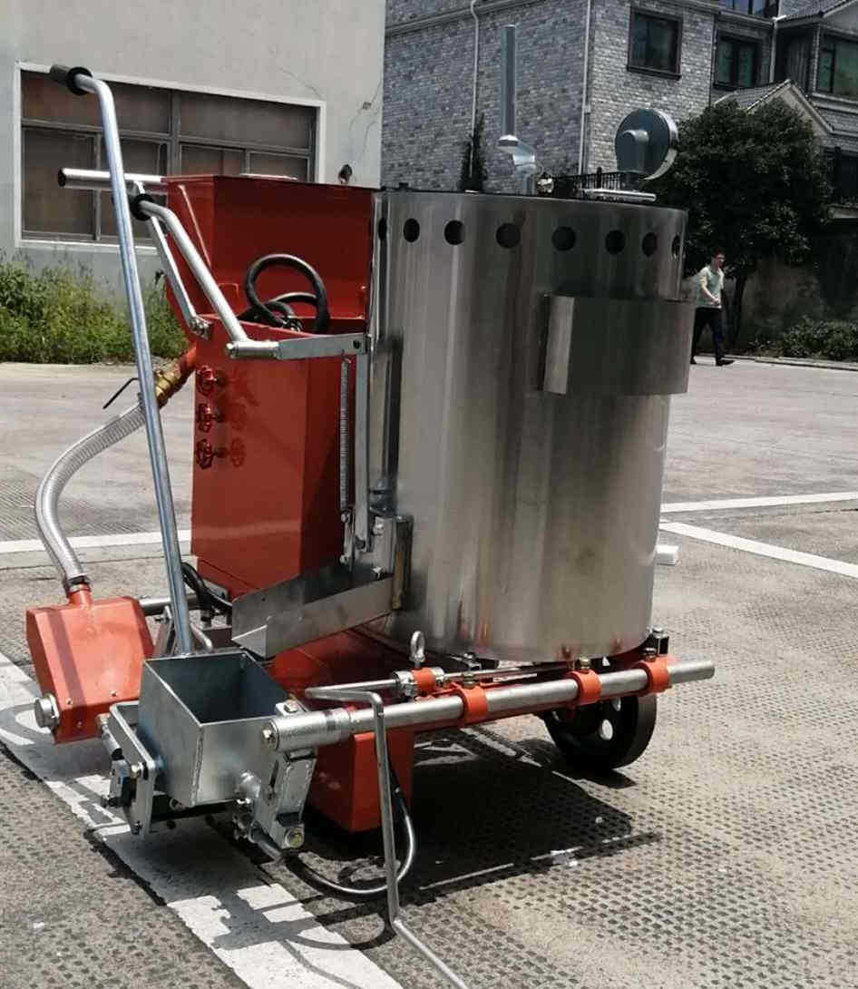 自行走式热熔划线机厂家手推式马路热熔划线车塑胶跑道热熔划线机