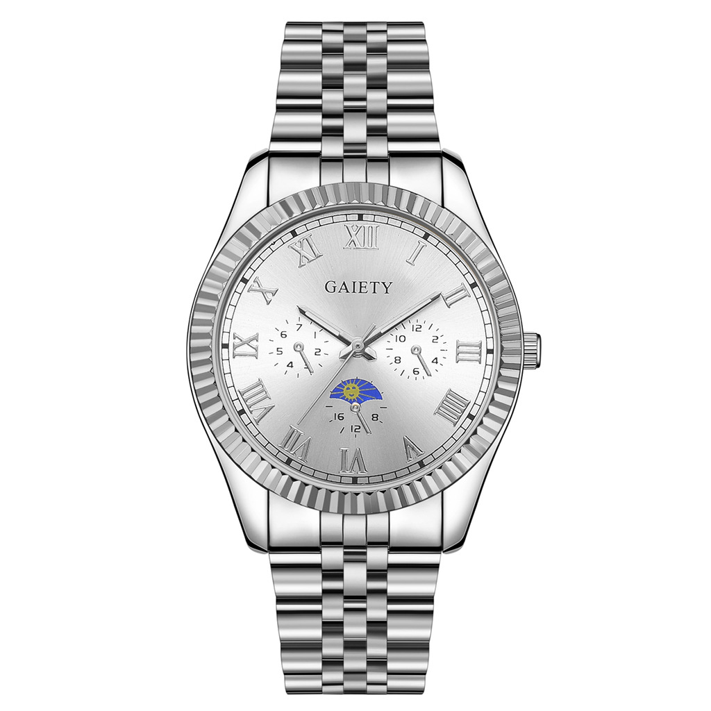 Décontractée Bloc De Couleur Boucle Quartz Hommes De Montres display picture 17