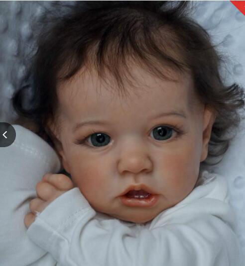 Muñeca renacida deseo eBay Amazon simulación bebé 58cm Saskia renacer muñeca