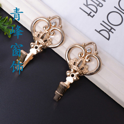 9.5公分合金皇冠钩 窗帘挂钩墙钩壁钩合金墙 挂球挂钩|ru