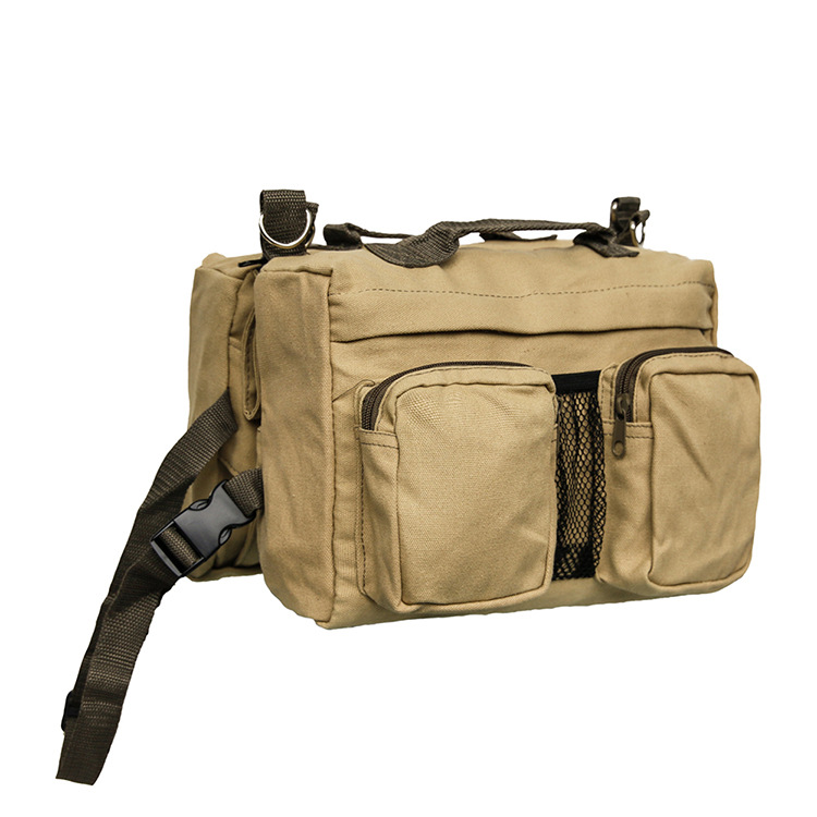 户外宠物用品大容量帆布狗包大型狗狗外出自背包狗驮包一件代发