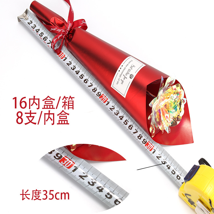 精装彩金玫瑰单支 2