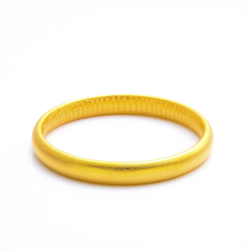 Vietnam Shajin Heart Sutra First Jewelry Gold Plated Women's Bracelet Does Not Fell for a Long time to Send Mother Gift Wedding Bride