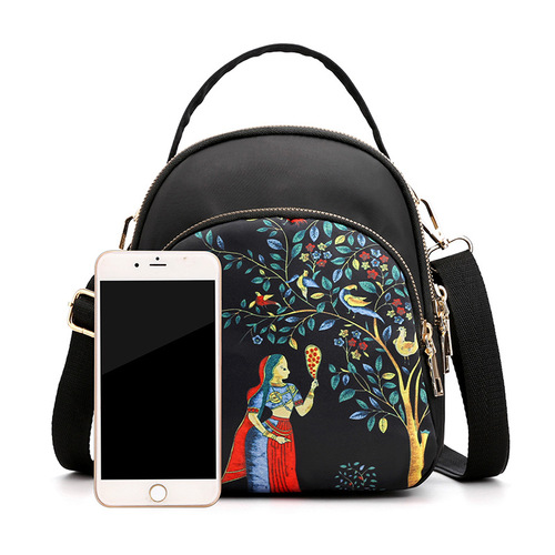 Oxford cloth women's bag new  fashion crossbody multi-purpose mini small bag shoulder handbag waterproof nylon cloth
