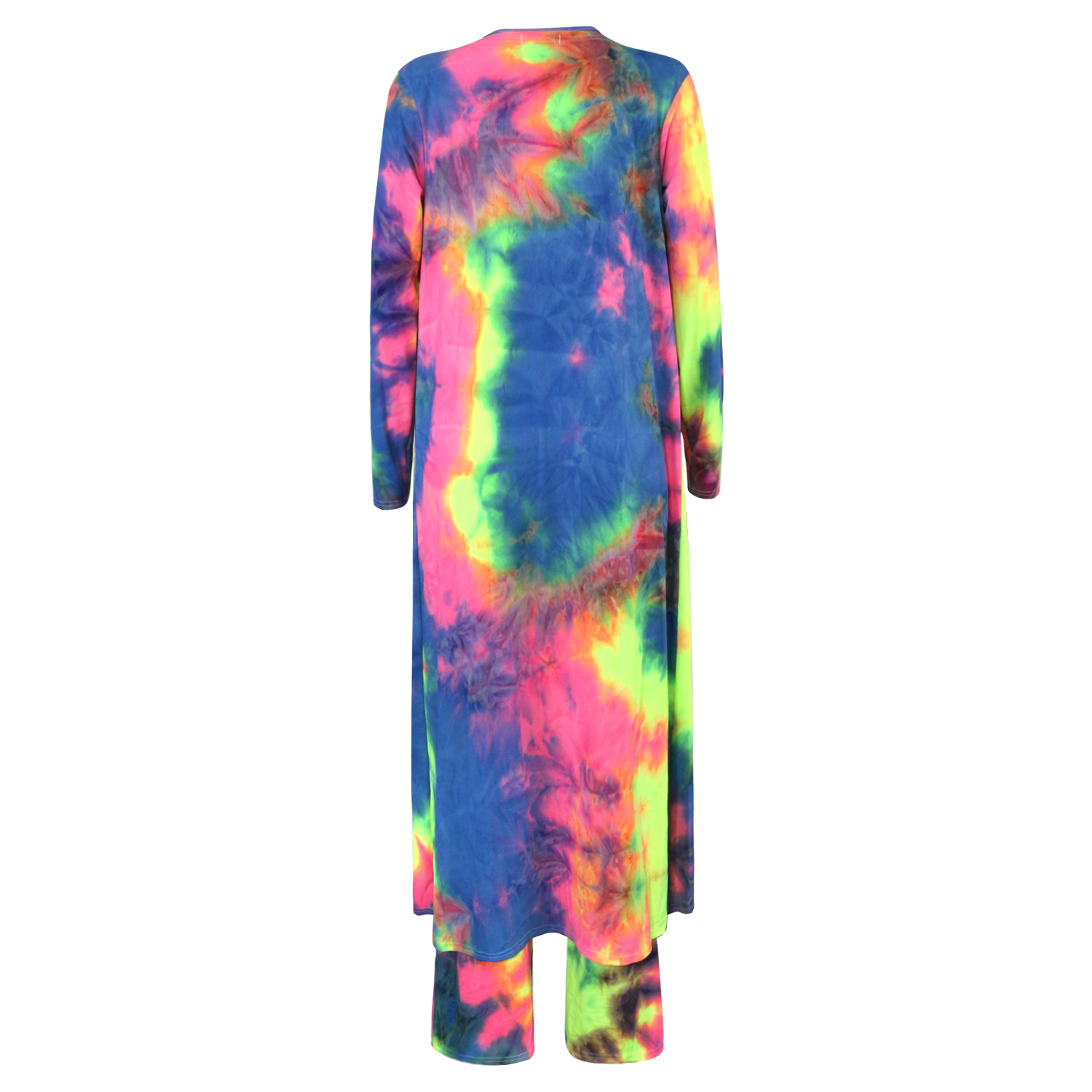 women s high elastic pit strip tie-dye three-piece suit nihaostyles clothing wholesale NSBMF80100