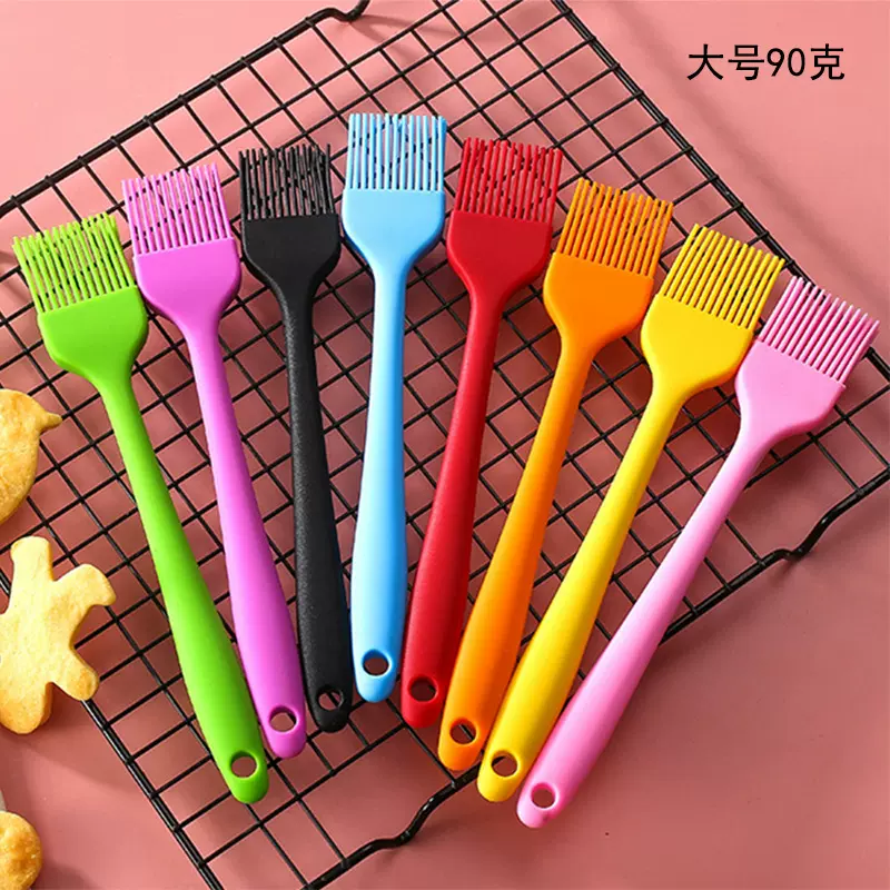 硅胶油刷厨房食用烙饼刷油毛刷烘焙工具烧烤刷子大号90克