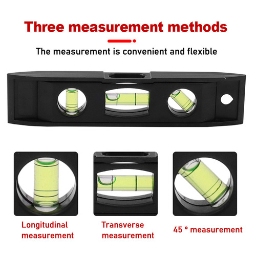Magnetic torpedo ruler 6-inch torpedo level measuring level balance ruler level measuring tool