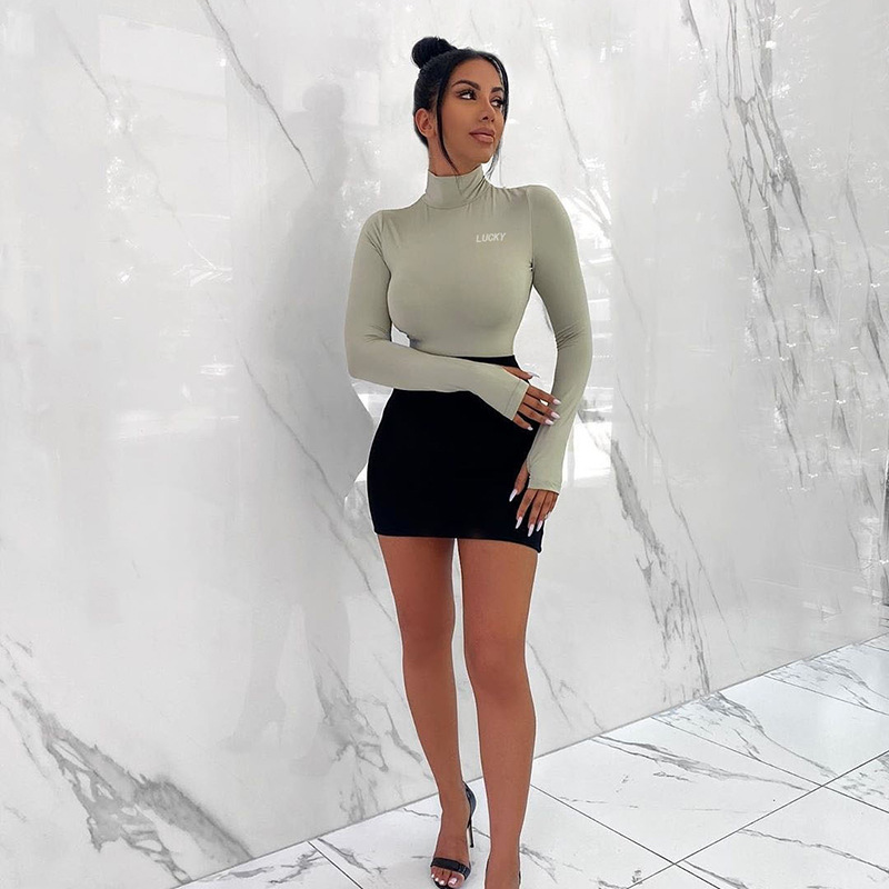 Title 11, Tuta a collo alto, vestibilità slim, stampa con...