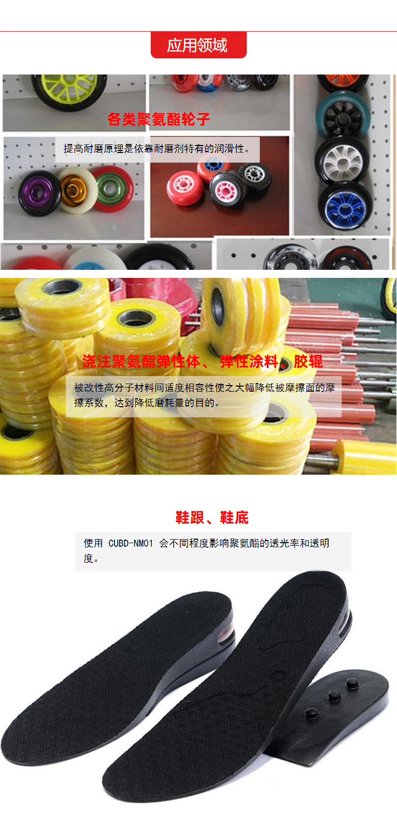 浇注聚氨酯弹性体-环保耐磨剂应用领域