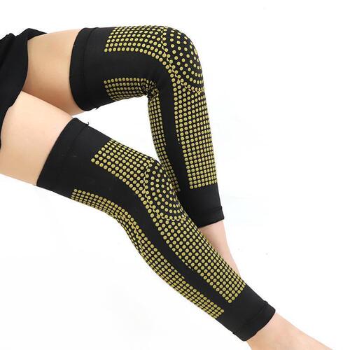 Mugwort knee pads, extended style, warm and self-heating, middle-aged and elderly knee pads, winter leg pads, worn inside the old cold legs