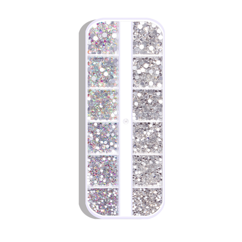 Traje de herramienta de perforación de uñas de Venta caliente transfronteriza de Amazon uñas rhinestone doble cabeza taladro crayón pinzas traje