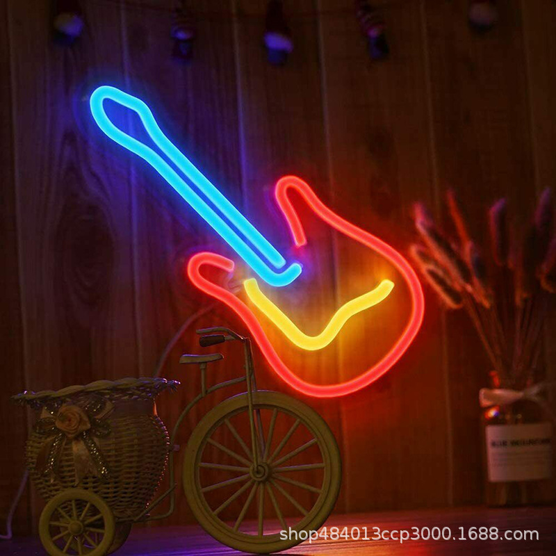 广州白云霓虹灯工厂12v柔性霓虹灯定制拍照霓虹家居创意造型灯