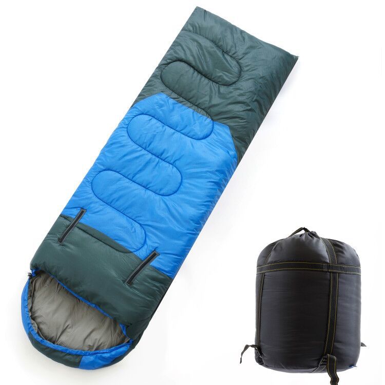 冬季加厚保暖防寒露营睡袋成人旅行春秋单人可拼接双人情侣棉睡袋|ru