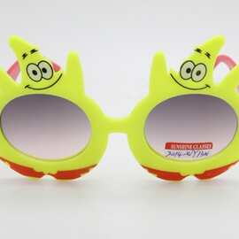 2020儿童新款海绵宝宝太阳镜有现货，儿童太阳镜，UV400, 6色混