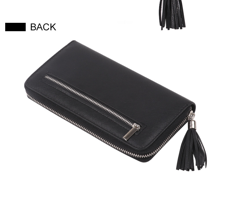 Koreanische Lange Reißverschluss Multi-card-position Große Kapazität Clutch Bag Herren Neue Handy-brieftasche Großhandel display picture 3