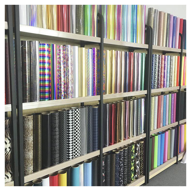 HTV vinyl烫印软金属光PU刻字膜 服装T恤印花刻字烫金膜热转印膜