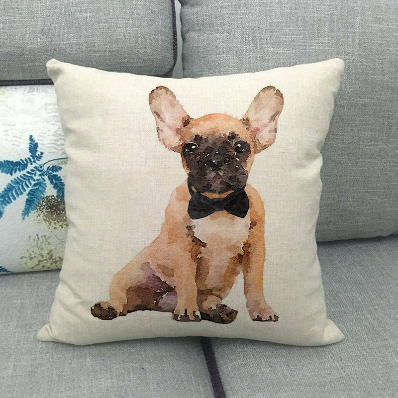 Lazy Pug Cushion Cover 6