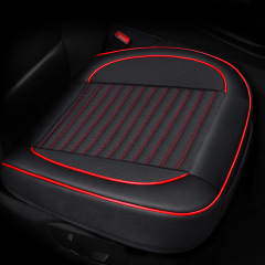 New Car Seat Cushion No Backrest Seat Cushion All-Season 3-Piece Set Pigskin No Straps Single Seat Pad CC-99