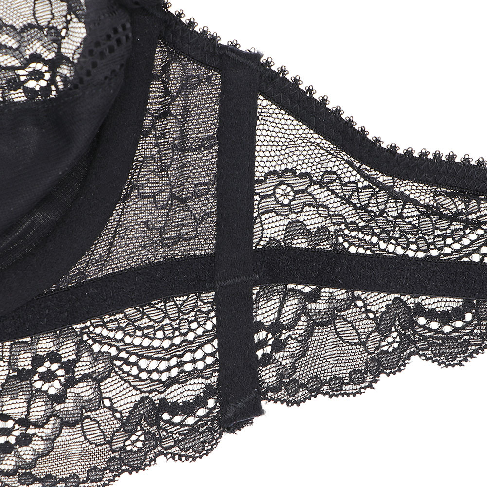 Νέο σετ σουτιέν με ψηλή μέση, σέξι, εξαιρετικά λεπτό, σούρες και ρυθμιζόμενη δαντέλα στην πλάτη_voghion.com