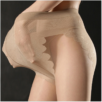 夏季隱形絲襪透明雙面蝴蝶檔T檔比基尼檔性感誘惑包芯絲連褲襪子