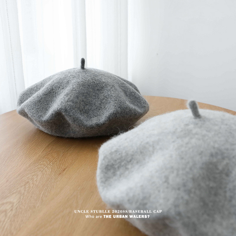 Unisex Wool beret woman retro autumn-winter everything breathable artist hat summer thin hipster woman_voghion.com