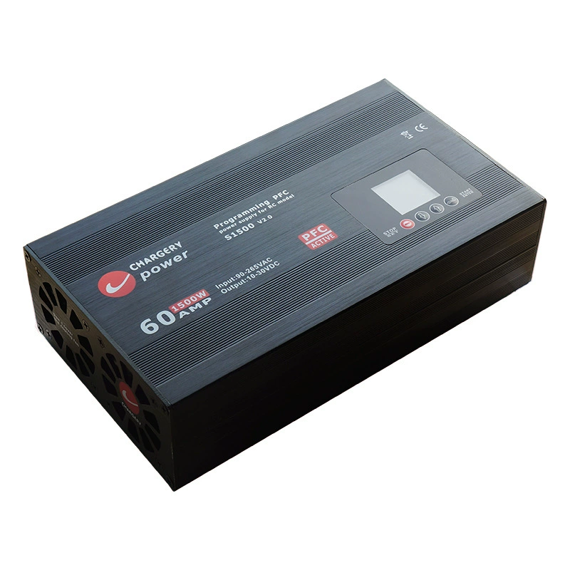 [60A 1500W 30V мощный источник питания, для электромоделей и дронов, регулируемые напряжение и ток]