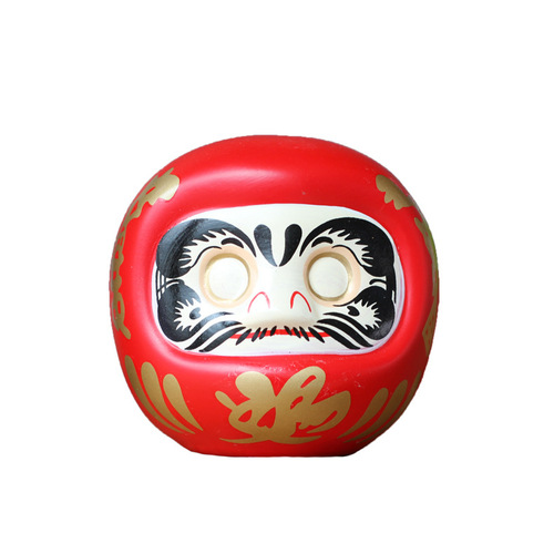 Lemiao Ceramic Crafts Piggy Bank Japanese Ornament Desktop Cashier Home Decoration Onmyoji Bodhidharma
