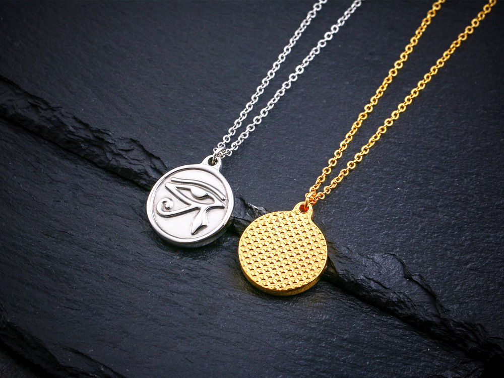 304 Stainless Steel 18K Gold Plated Simple Style Gold Plated Pendant Necklace display picture 6