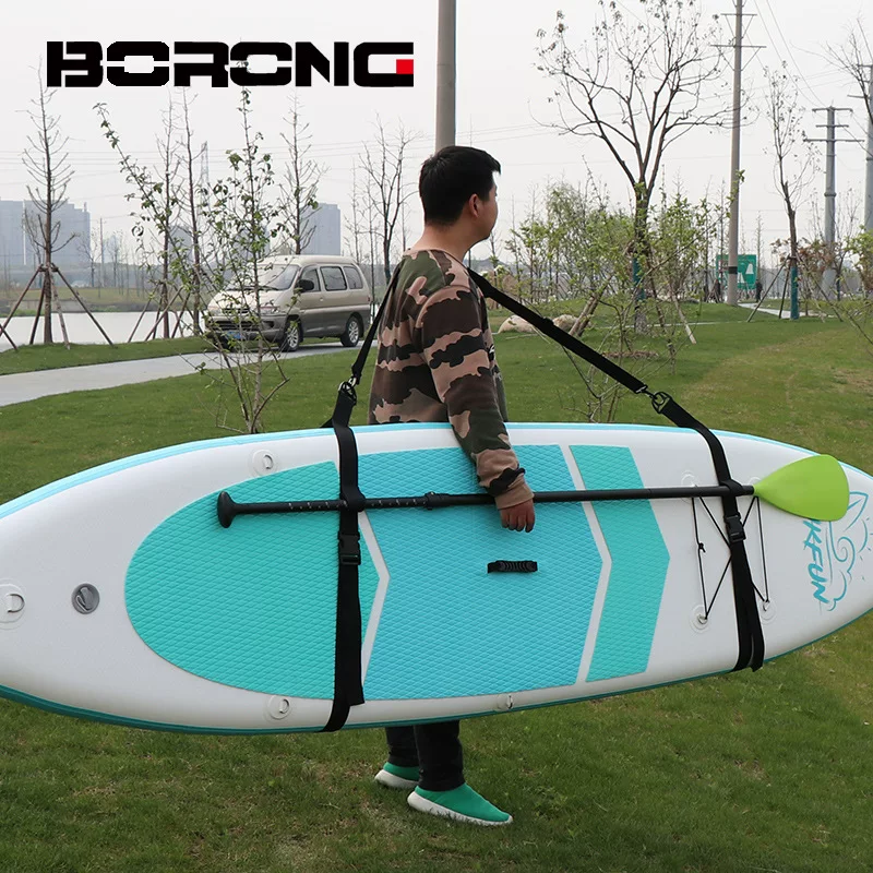 Placing ribbon surfboard artificial transportation shoulder strap Carry Strap